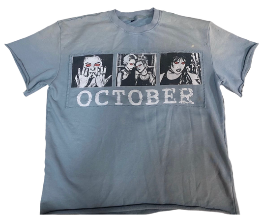 RiCH JUNKiES TERRY CLOTH TEE (BLUE)